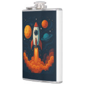 ロケットフラスコ フラスク (左)