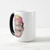 ロケットブラストモーフィングマグおっちょこちょいの顔+ロゴ モーフィングマグカップ (正面左)