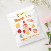 ロケットボーイフォト誕生日宇宙惑星 フェイバーバッグ (封をした状態)