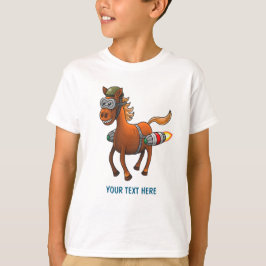 ロケットポニーの飛行 Tシャツ