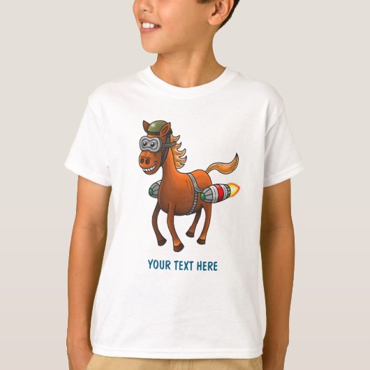 ロケットポニーの飛行 Tシャツ (正面)
