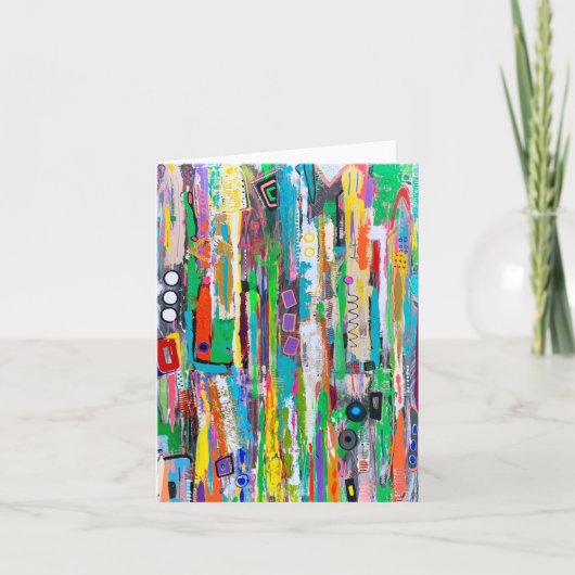 ロケットマン空白のノートカード サンキューカード (正面)