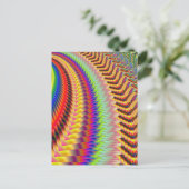 ロケットマン花火フラクタル ポストカード (スタンド正面)