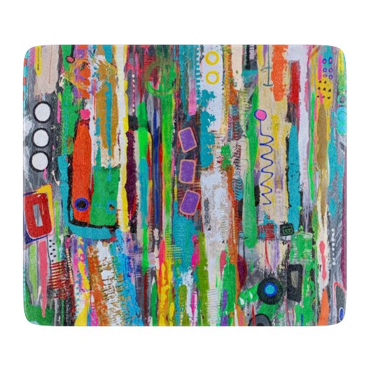 ロケットマン6 x 7 Decoガラス切断板 カッティングボード (正面)