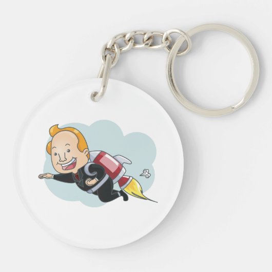 ロケットマン キーホルダー (裏面)