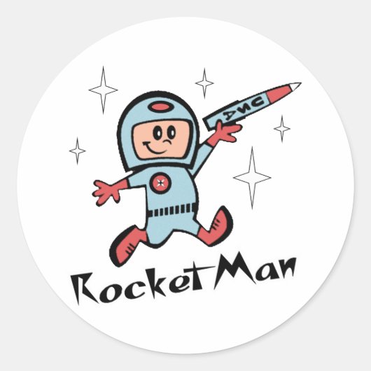 ロケットマン ラウンドシール (正面)