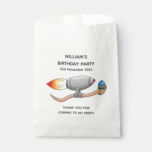 ロケットミミズ フェイバーバッグ (正面)