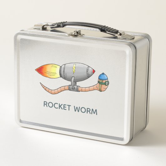 ロケットミミズ メタルランチボックス (正面)