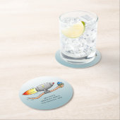 ロケットミミズ ラウンドペーパーコースター (インサイチュ)