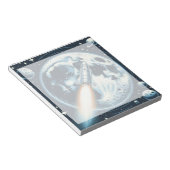 ロケットムーン宇宙 ノートパッド (アングル)