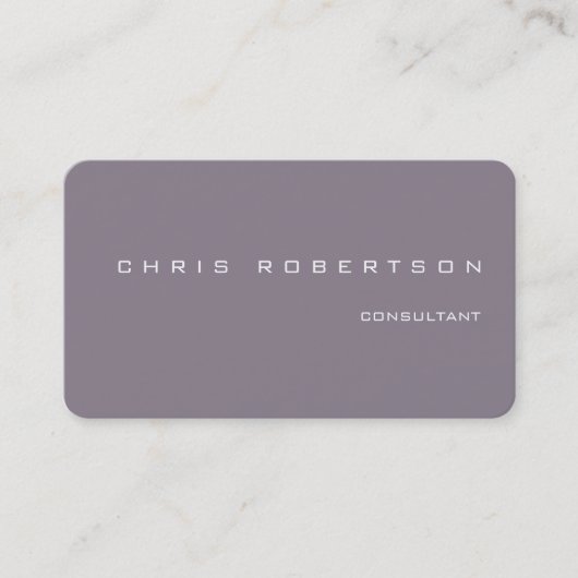 ロケットメタリックグレイ魅力的名刺 名刺 (正面)