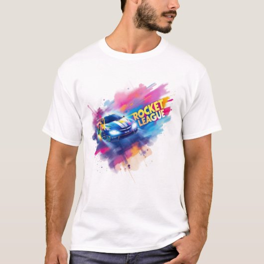 ロケットリーグラッシュ Tシャツ (正面)