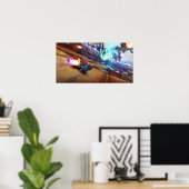 ロケットリーグ砂丘サッカー戦争 ポスター (ホームオフィス)