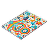 「ロケットレインボー」スパイラルノート ノートブック (左側)