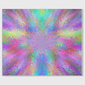 ロケットレインボー ラッピングペーパー (フラット)