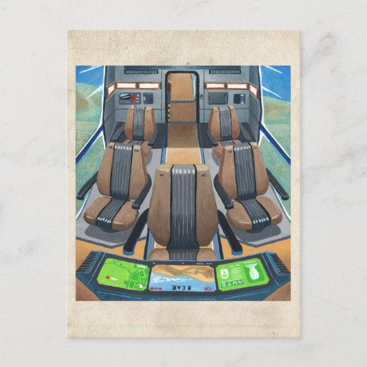 ロケットロッジキャビン – ポストカード (正面)