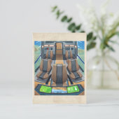 ロケットロッジキャビン – ポストカード (スタンド正面)