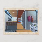 ロケットロッジリビングクォーターポストカード ポストカード (正面)