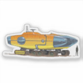 ロケットロッジ – ステッカー シール (正面)