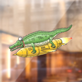 ロケットワニ ウィンドウサイン