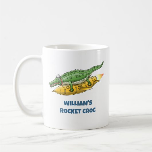 ロケットワニ コーヒーマグカップ (左)