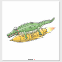 ロケットワニ シール