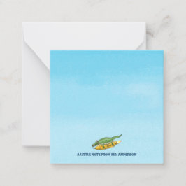 ロケットワニ ノートカード