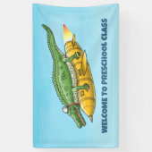 ロケットワニ 横断幕 (縦)