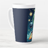 ロケット付きエイリアン カフェラテマグ (左アングル)