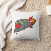 ロケット付きヘビ クッション (ブランケット)