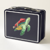 ロケット付き亀 メタルランチボックス (裏面)