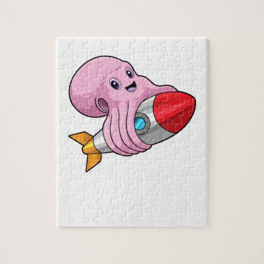 ロケット付タコ ジグソーパズル (縦)