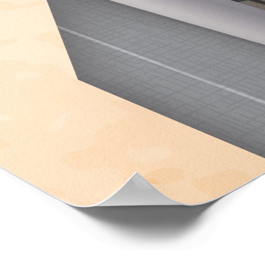 ロケット図 ポスター (角)