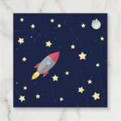 ロケット宇宙メッセージカード フェイバータグ (裏面)