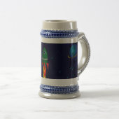 ロケット宇宙船宇宙飛行士 ビールジョッキ (正面右)