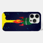 ロケット宇宙船宇宙飛行士 Case-Mate iPhoneケース (裏面 (横))