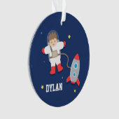 ロケット宇宙飛行士少年部屋 オーナメント (正面)