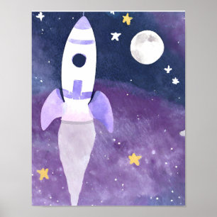 ロケット宇宙 ポスター