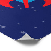 ロケット宇宙 ポスター (角)