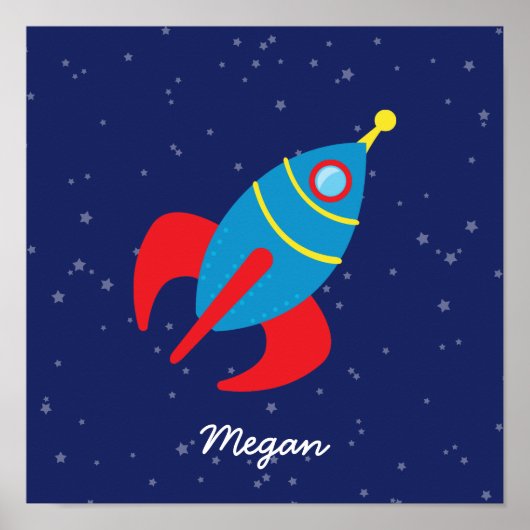ロケット宇宙 ポスター (正面)