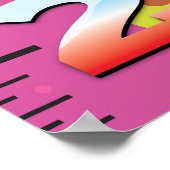 ロケット成長図。 ポスター (角)