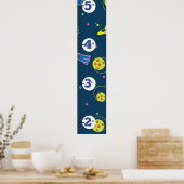 ロケット成長図。 ポスター (キッチン)