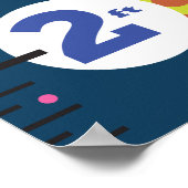 ロケット成長図。 ポスター (角)