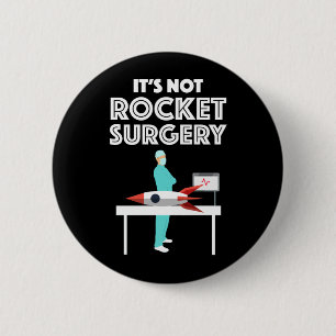 ロケット手術じゃない 缶バッジ
