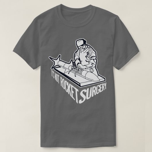 ロケット手術 Tシャツ (デザイン正面)