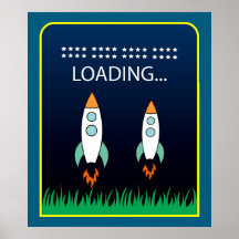 ロケット打ち上げおもしろいカラフルが満杯でSci-Fi