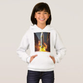 ロケット打ち上げTシャツデザイン (正面フル)