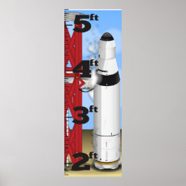 ロケット打上げ成長図 ポスター