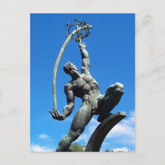 ロケット投入口はがき ポストカード (正面)