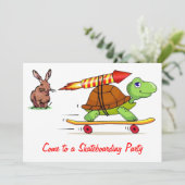 ロケット推進カメとハレ 招待状 (スタンド正面)